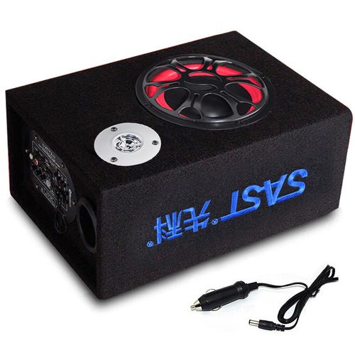 先科(sast) 便携式usb车载蓝牙音响低音炮 8英寸12v/24v汽车音箱摩托