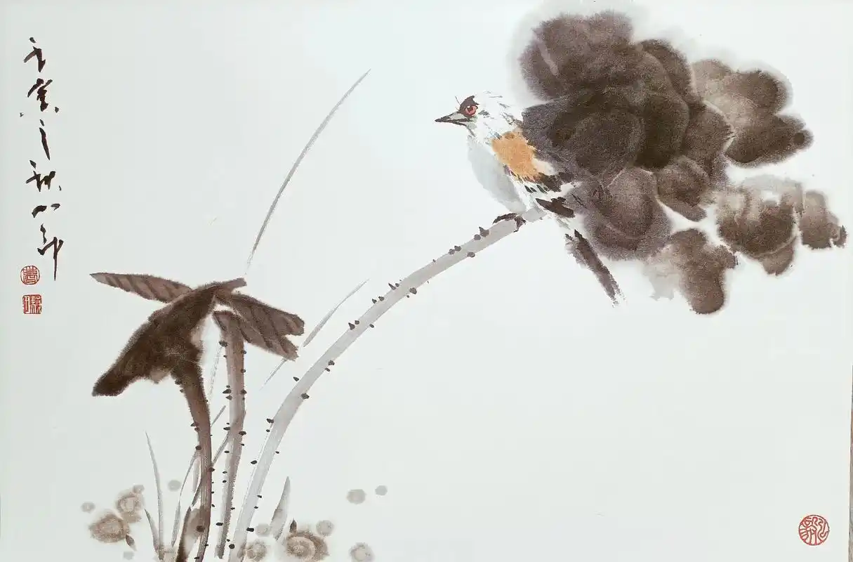 传承文化 #国画艺术 #水墨人生  - 抖音