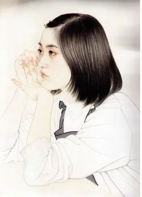 何家英工笔人物画欣赏