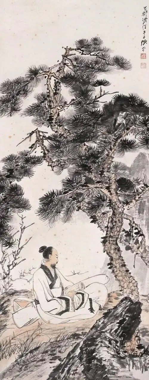 张大千艺术简历及人物画欣赏