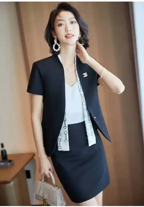 俞兆林旗舰店西装套装女夏季薄款职业气质酒店前台夏天正装工作服夏款