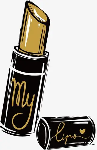 卡通口红png下载