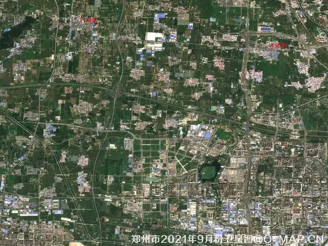 卫星影像地图更新河南省2021年卫星图郑州市2021卫星图