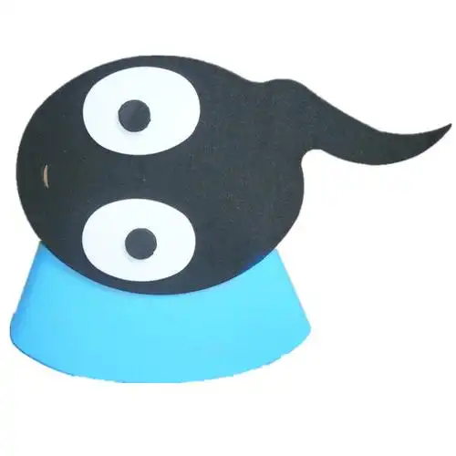 小蝌蚪找妈妈故事道具头饰帽子子鱼青蛙乌龟鸭子聚会装饰帽子