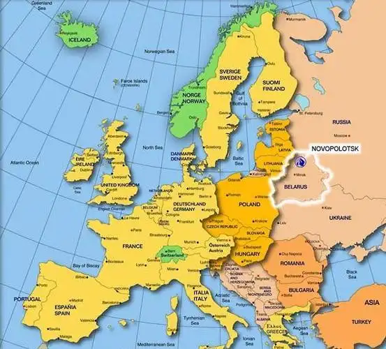 白俄罗斯在哪个位置