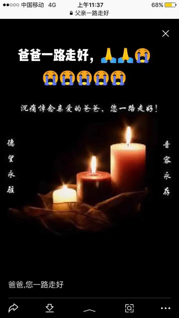 从经高大英俊潇洒帅气的爸爸永远离开我们0101爸爸女儿思念你