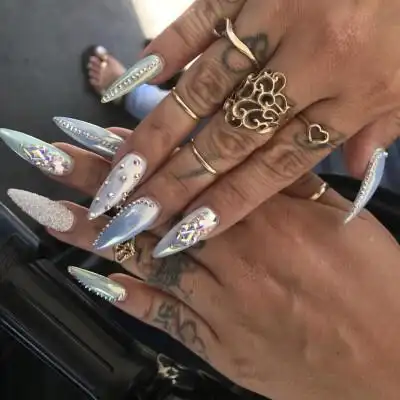 欧美风个性美甲