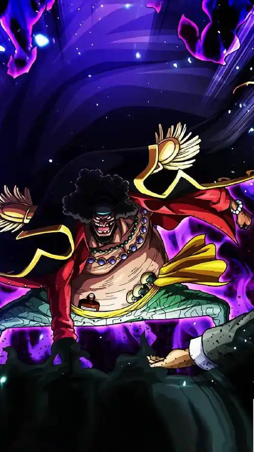 海贼王壁纸路飞最大的对手黑胡子蒂奇