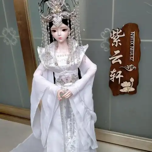 古风芭比娃娃衣服只是衣服不带娃娃bjd古装锦觅婚服古风娃衣60厘米