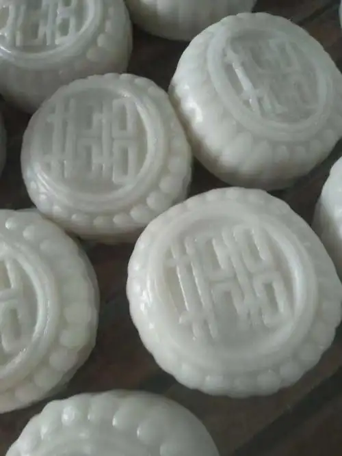 正宗江西特产弋阳年糕手工圆大米果水磨火锅年糕双喜字糯米果 10个