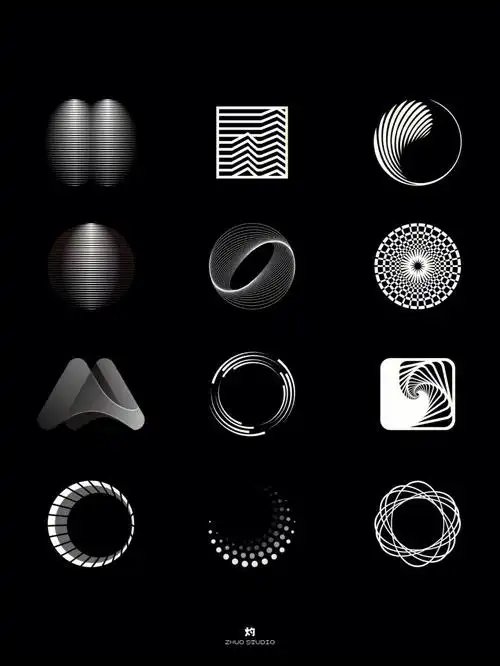 标志设计集抽象风格logo设计合集