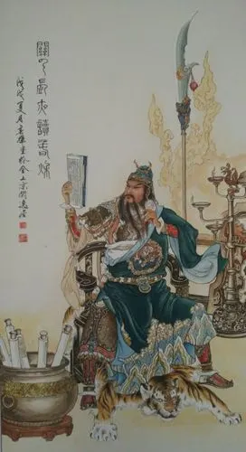 关云长夜读春秋