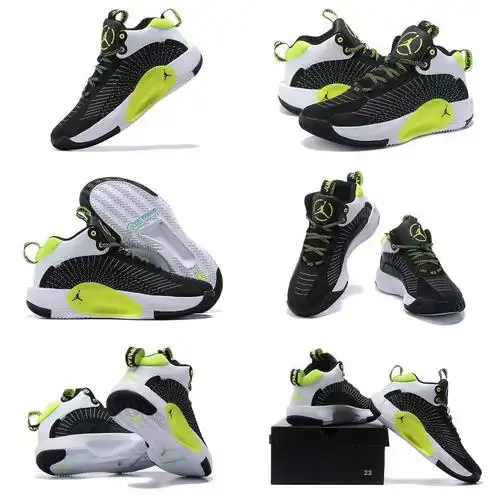 新款jumpman 2021 pf aj35简版 男子实战耐磨运动学生气垫篮球鞋 黑红