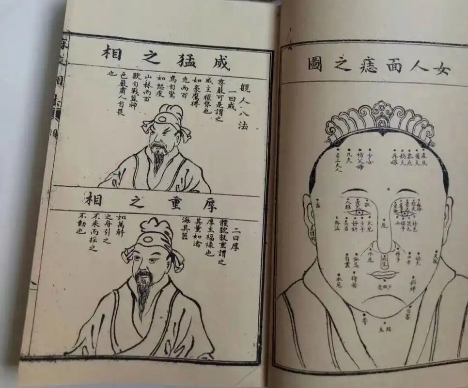 增補麻衣神相全编 仿古影印复印本制作,《增補麻衣神相全编》一套2册