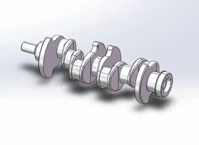 曲轴solidworks三维模型
