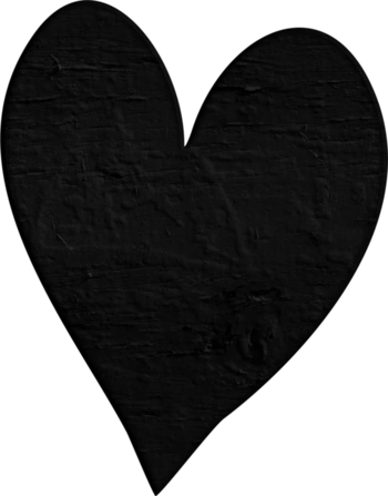 黑色心形图