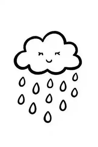 ☁️阴天简笔画🎨