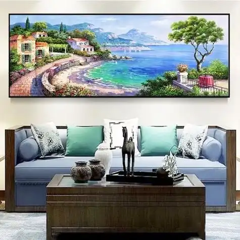 客厅油画图片 最适合客厅的油画图片