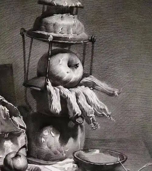 素描静物拿高分,必须掌握这四点_素描大师_零二七艺考