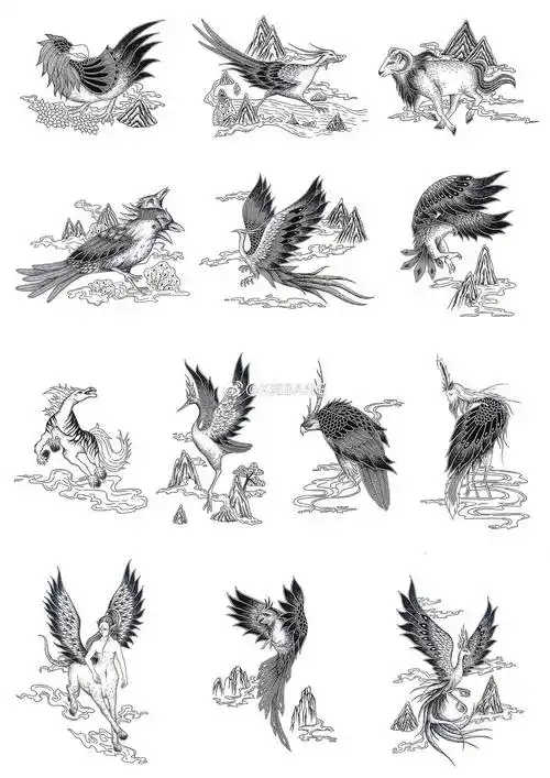 黑白山海异兽第一辑