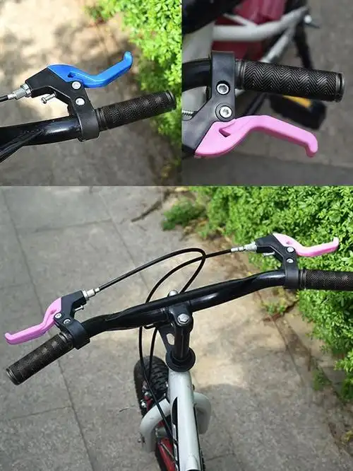 儿童自行车刹车把童车四三指刹把通用单车手刹闸刹车手柄配件整.