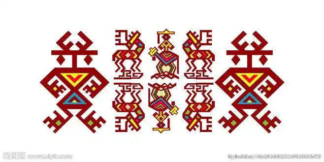 黎族自然崇拜图腾花纹
