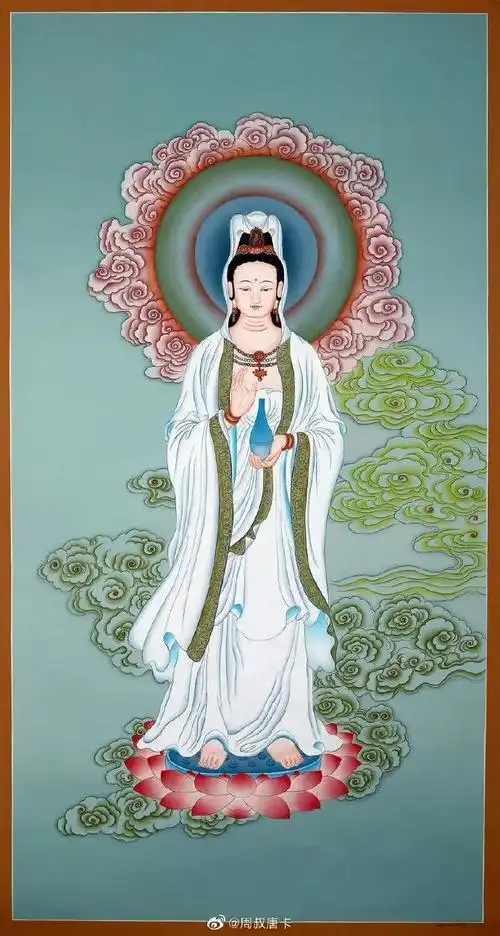 睡前礼佛#观音菩萨,困扰你的事情,会出现好的转机.