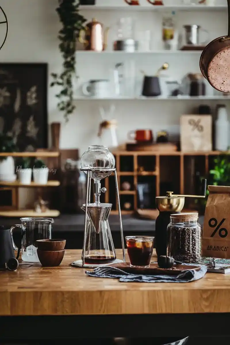 冰滴咖啡75|偶尔也想拥有慢生活呀.我家有间咖啡馆!宅家的日 - 抖音