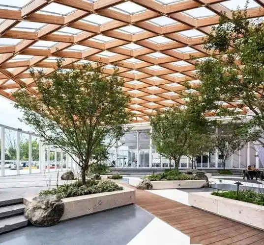 各种类型的中庭景观启发无限设计构想