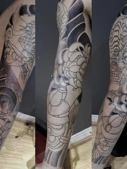 老传统遮盖花臂