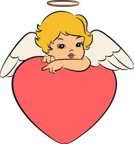 玄关小天使图案复古卡通小天使照片