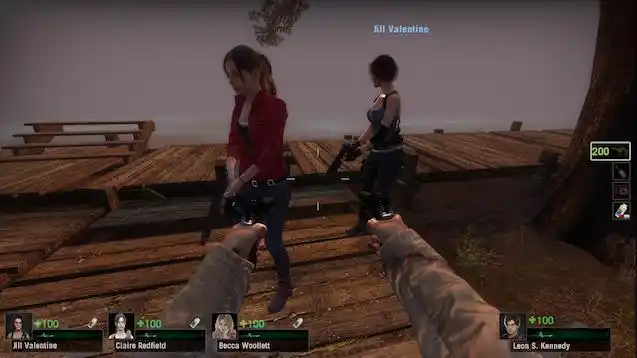 求生之路2 人物 生化危机 2 克莱尔·雷德菲尔德 replance ellis 截图