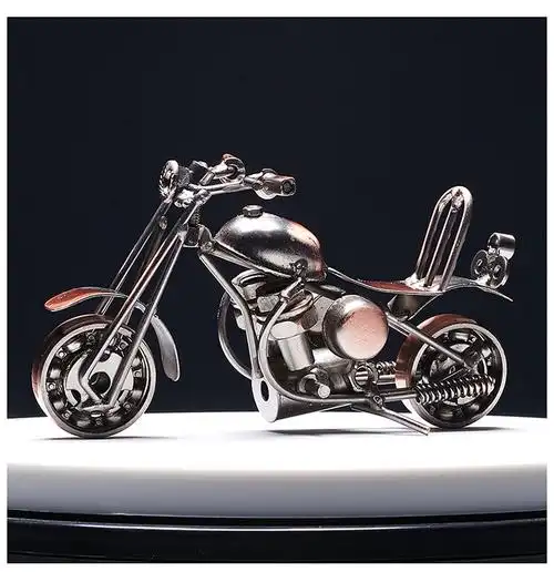 现代简约摩托车装饰品摆件创意家居客厅艺术工艺品房间小摆设饰品
