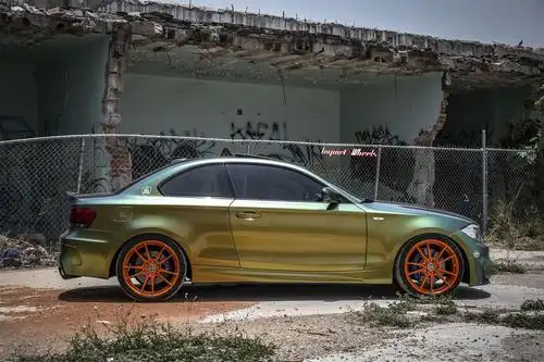 个性变色龙涂装 宝马1系改装案例