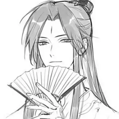 侠客头像男生古风黑白图片_男生动漫头像_头像屋