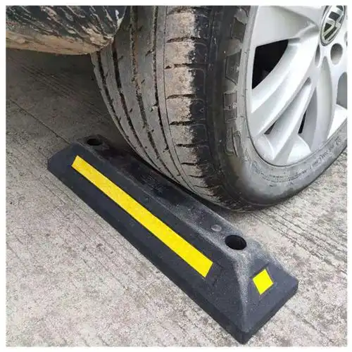 适用于挡车器停车位挡车器车位墩车库限位器橡胶车轮定位器汽车倒车止