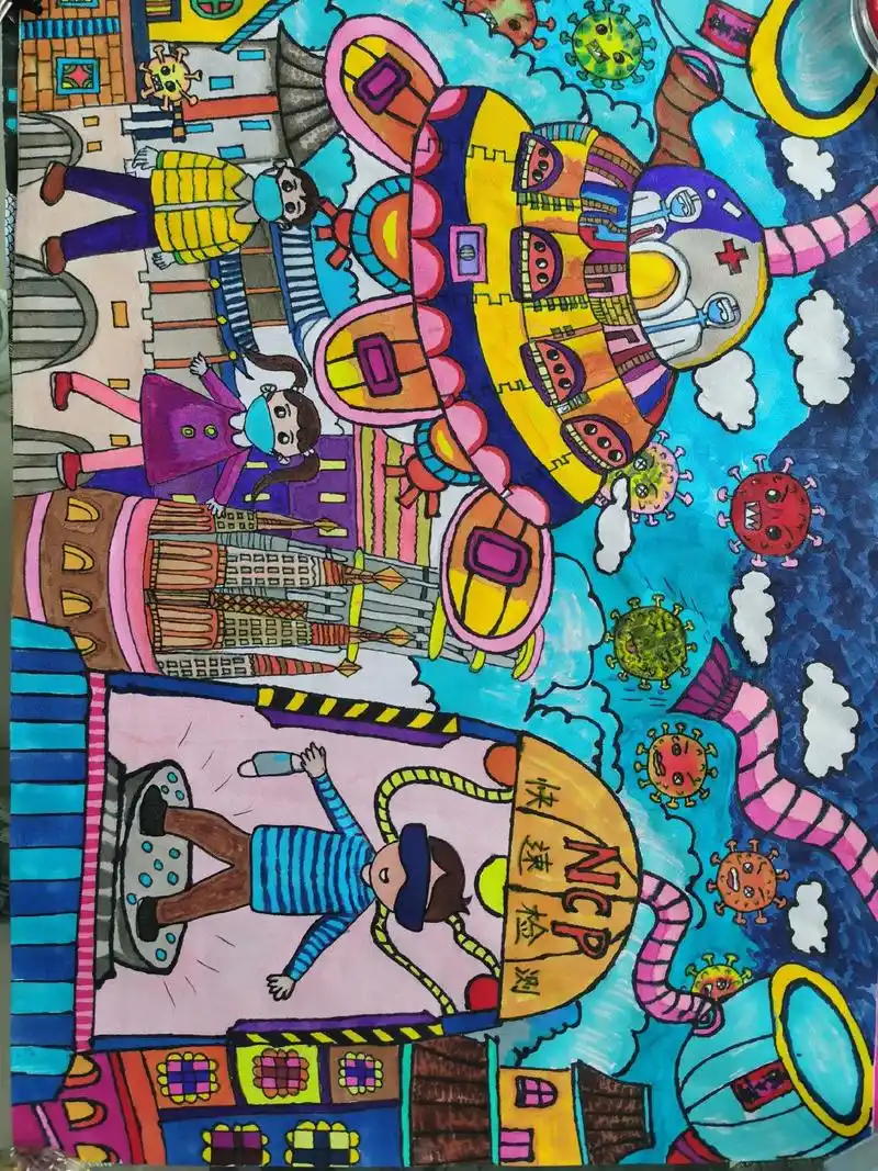 第十九届科学创新大赛——河铺小学参赛绘画作品 - 抖音