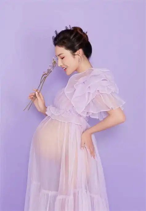 孕期1-10月妈妈照片