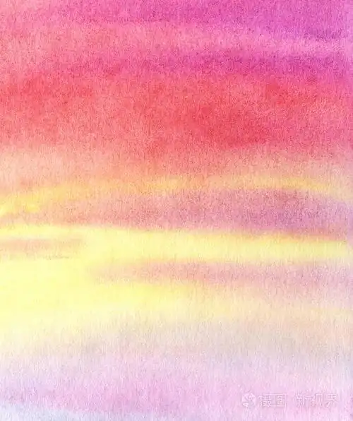 湿画水彩渐变