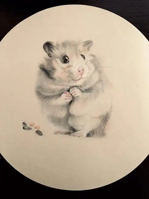 彩铅73一组治愈系的小动物9张