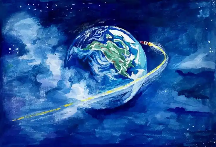 插画-宇宙不孤单