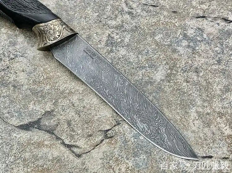 「鉴赏」俄罗斯基兹利亚尔大马士革猎刀