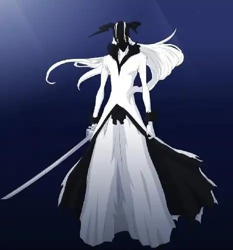谁有死神白一护卍解的图片,注意是白一护,就是300多集时在一户体内的