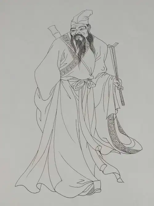 张果老 相传君是老蝠精,纸剪白驴如意行.