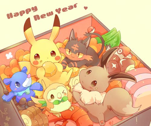 儿童成人1000片木质拼图动漫神奇宝贝宠物小精灵皮卡丘伊布聚会