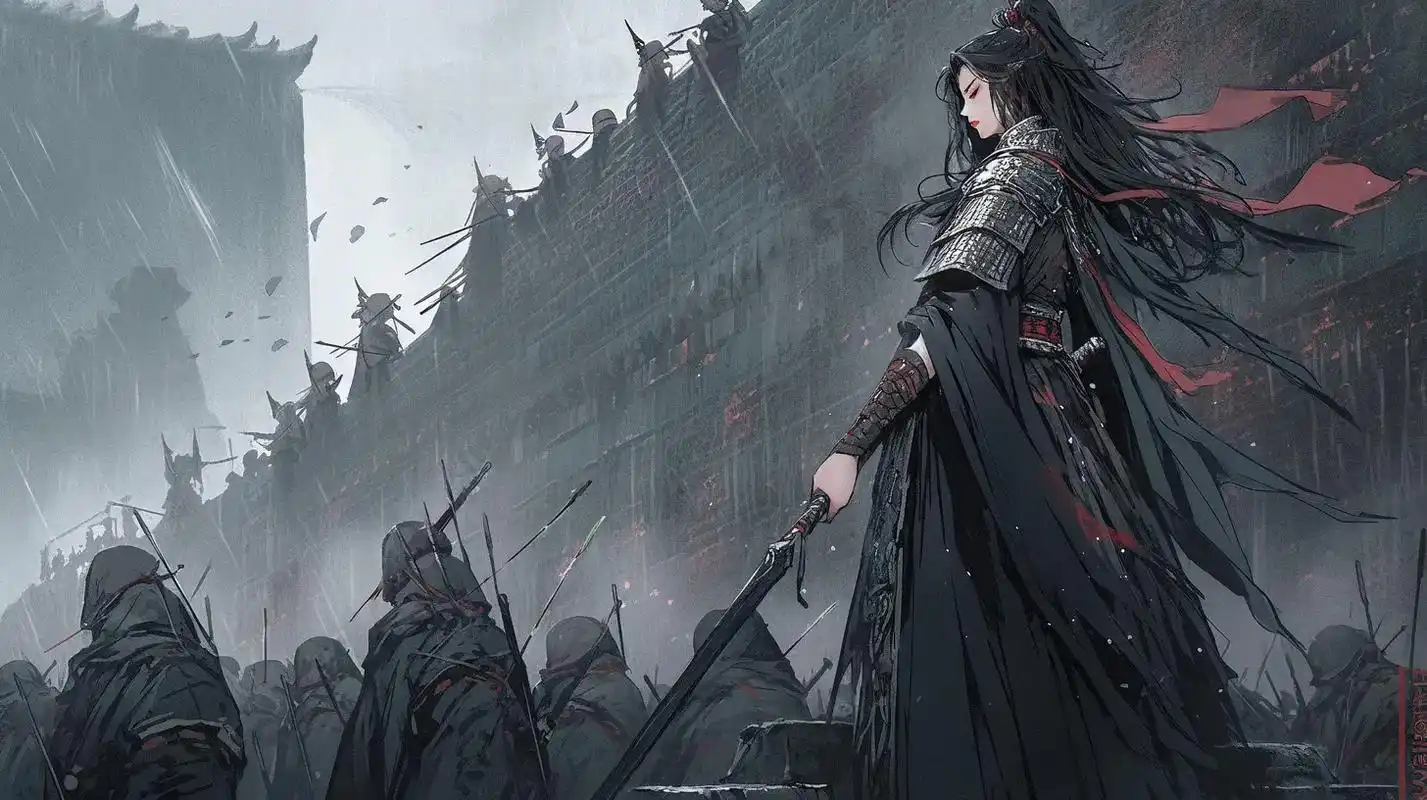 代为师,去看看那盛世!#ai绘画 #古风 #战场 #ai绘图 - 抖音