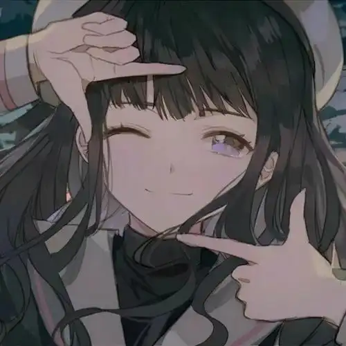 二次元动漫头像:我有在慢慢解开自己系上的死结