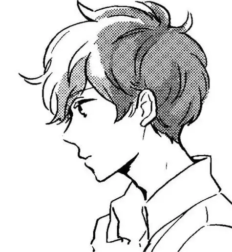 黑白手绘人物头像男