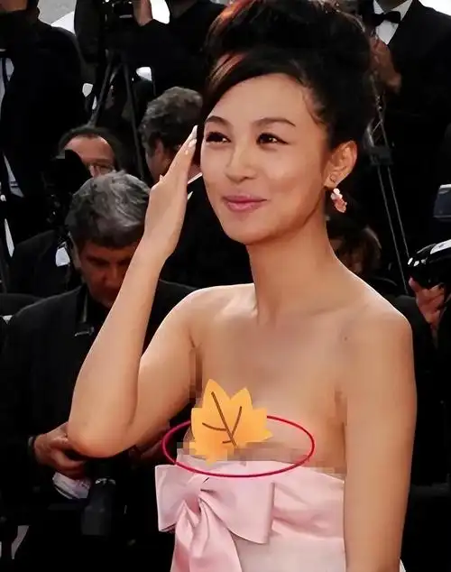 羽毛裹胸上衣失踪女星走红毯尬尬百出网友直呼辣眼睛