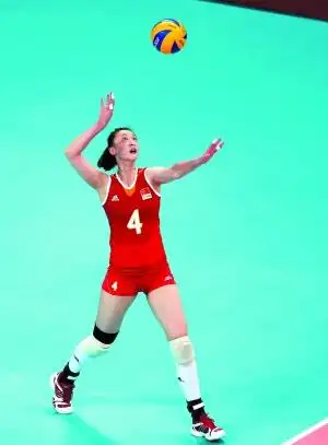 正文惠若琪扣杀 决胜局16:18,总比分2:3.